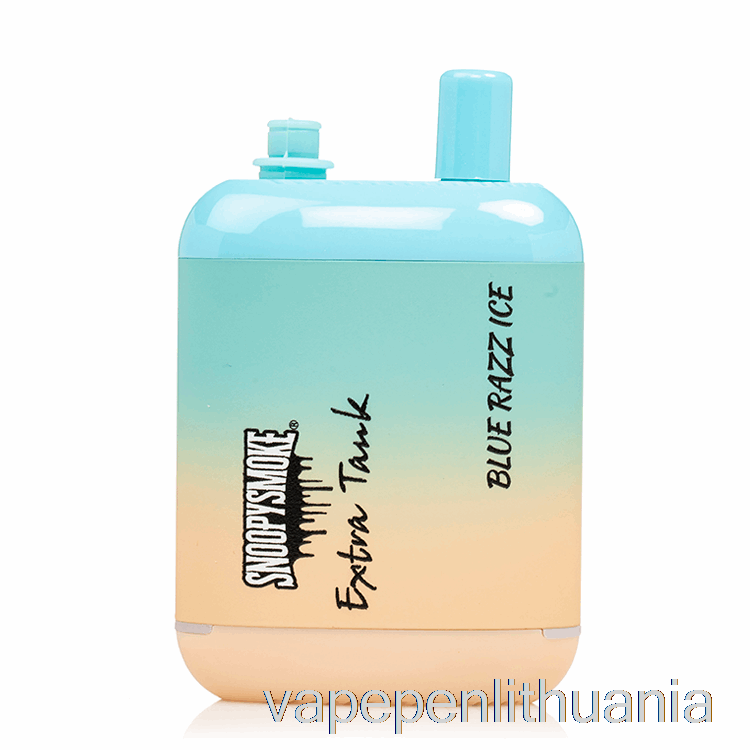 Snoopy Smoke Papildomas Bakelis 2 15000 Vienkartinis Mėlynas Razz Ledo Vape Skystis